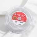 Flexy7 white 1x7 strand nylon coated stainless steel wire 0.50mm for pearl beading - 1m/Diameter 0.5mm / White