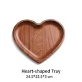Heart Shape Plate Thickened 22.5*24.5*3 cm