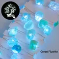 Luci LED in cristallo di fluorite verde con presa USB per decorazioni domestiche - Fluorite Verde