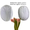 Silikonform-Set für Tulpenblüten aus Fondant und Ton, 6,9x4x2,3cm Modellierwerkzeug - Tulpenknospe Stil