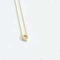 Elegant gold letter Q pendant necklace with thin chain for women fashion - Letter Q