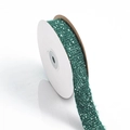 Rotolo di nastro in tweed verde scuro per regali di Natale e lavori artigianali - 1.5cm di Larghezza * 9m di Lunghezza / Verde