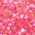 Pink transparent heart-shaped acrylic beads for DIY handmade jewelry accessories - Dark Pink Heart / 19g/Pack (Approx. 100pcs)
