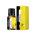 Huile essentielle de citron 10ml pour humidificateur en flacon de verre brun avec étui - Agrumes / 10ml