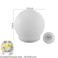 Spherical silicone mold for DIY resin casting and candles with 10cm round finished size - Round Ball - Medium