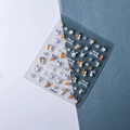 3D relief nail stickers featuring cute cartoon rabbits, carrots and spring flowers - Cute Rabbit Carrot Embossed Style (FEB-450)