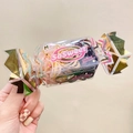 Handheld candy-shaped box with assorted colorful high-elasticity hair bands for girls - Multicolor 4