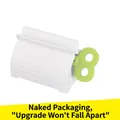 Manual rolling toothpaste squeezer with green handle for bathroom organization - Bulk/Loose Packaging / Green