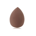 Brown teardrop-shaped makeup sponge blender for liquid and powder makeup application - Waterdrop - Brown