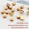 Cuscinetto rotante in ottone dorato per nail art, altezza 2,5mm per decorazioni unghie - Cuscinetto ad alta velocità 4*5*2,5 mm