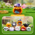 Nine-tailed fox resin figure with crystals inside pumpkin for festive home decor - 0274 Mischievous Spirit Crystal Series Set of 8 / Full Box Set