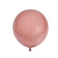 Single 12-inch rose gold metallic latex balloon for elegant wedding party decoration - Metallic Rose Gold