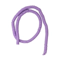 Strand of flat round polymer clay heishi beads in light purple for DIY jewelry making - Purple