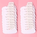 Ten pairs of breathable white mesh low-cut invisible socks for women in soft cotton blend - Magic Socks / White