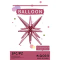 Rose gold 22 inch explosion star foil balloon for party and wedding decoration - Rose Gold