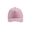 Detail view of pink quick-dry baseball cap with laser-cut ventilation holes for breathability - Pink