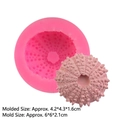 Stampo in silicone stella marina rosa per decorazione torte e artigianato in resina - Stile 4-Riccio di mare