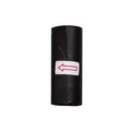 Single roll of black biodegradable pet waste bags with directional opening sticker - Solid Color Standard Style / Black