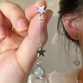 36# Silver Earring Post - Silver - Stud Style
