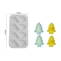 Christmas tree silicone mold with 8 cavities for resin DIY craft pendant making - Eight-Cavity Christmas Tree Pendant