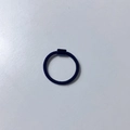 Elastic candy color hair tie for children in dark blue with durable woven texture - Black