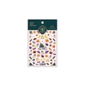 5D Halloween nail art stickers with pumpkin, ghost and bat motifs on TS-1685 sheet - Halloween Little Devil (TS-1685)
