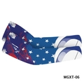 UV protection cooling arm sleeves with American flag stars and stripes print MGXT-06 - Classic Stars & Stripes(MGXT-06)