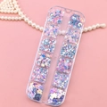 Paillettes laser iridescenti a forma di cuore e stella per nail art e trucco occhi - T-358 (Mix Laser Iridescente)