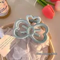 Frosted Blue Bow [9cm]