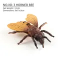 Realistisches Hornissen-Insektenmodell mit transparenten Flügeln und Körperstruktur - Bumblebee-Jaspis