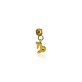 Minimalist 18K gold stainless steel Capricorn zodiac charm for DIY jewelry necklaces - Capricorn / Gold