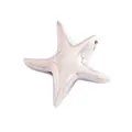Silver starfish charm pendant with micro-pave turquoise stones for DIY jewelry making - Starfish Shape / White Gold Starfish (M643057-White Gold)