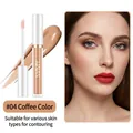 Long-wear contouring liquid concealer in shade #04 coffee for sculpting and face shaping - 04# Coffee Color