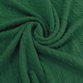 Dark green cable knit flannel fabric for Christmas gift box and floral packaging - Tweed Style Knit [Green] / 1.8m*50cm