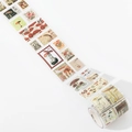 Vintage mushroom stamp decorative washi tape with botanical drawings for DIY scrapbooking - Mushroom Collection