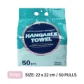 Pink absorbent microfiber dishcloth set, 50 sheets of 22x22cm thick cleaning cloths - 22*22cm/50 Sheets / Pink