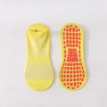 Calze da yoga gialle traspiranti con gommini antiscivolo rossi per sport e fitness - 1-4 Anni / Giallo