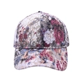 Dettaglio del cappellino da baseball floreale con paillettes e motivi in stile cinese - Stile Floreale 4