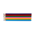 Retro Christmas 6-color hexagonal colored pencil set for gift wrapping decoration - Coloring Pencils Set of 6 / 6Pcs/Set