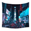 Bohemian tapestry featuring New York Times Square neon night city view cyberpunk style - 73X95CM (Cross-border Brushed) / PK202143-3 (Times Square)