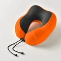 Cuscino cervicale arancione in memory foam con rete traspirante e cordoncino regolabile - Arancione
