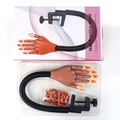 Professional flexible nail practice hand set with replacement tips and desk clamp base - Mechanical Hand Only