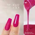 F122 Dragon Fruit Pink gel polish in matte and glossy finishes with plant-based base - F122 Dragon Fruit