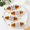 Transparent 5.5x15cm baking bags with cat and bear prints for cookies and snacks - Baking Cat & Bear 2-in-1 / Pack of 100