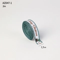 2m Merry Christmas ribbon with pine cones and green edges for holiday gift wrapping - 1.7CM Green Edge English Print