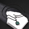 Met Ketting Zwart/Malachiet