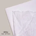 White semi-transparent tissue paper for flower wrapping and gift packaging, 50x70cm size - Authentic [white] 50*70cm/18 Sheets; Better Wholesale Price For Whole Boxes.