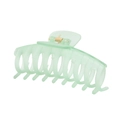 Matte mint green 11cm hair claw clip with gold spring for women's thick hair - 11cm / Matte Jelly Green / Bulk Packaging