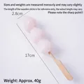 Realistic artificial tricolor dango skewer in pink gradient with 17cm wood stick - Pink Strawberry Candied Fruit Skewer