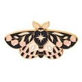 Retro Floral Star Moth